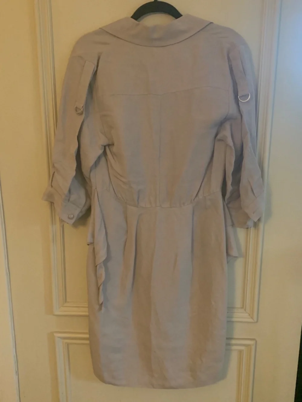 3.1 Phillip Lim Linen Safari Wrap Dress, 100% silk lining (8) - Picture 4 of 7